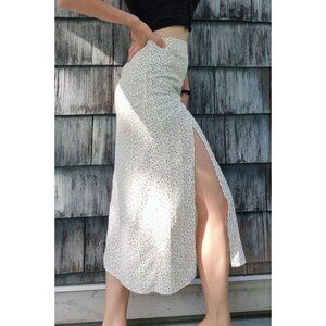 Long floral skirt
